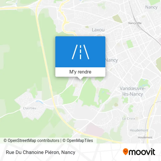 Rue Du Chanoine Piéron plan