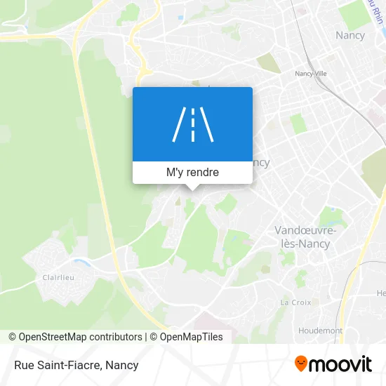 Rue Saint-Fiacre plan