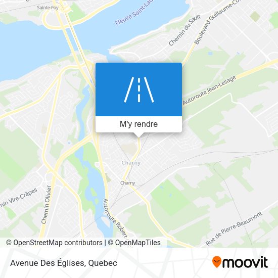 Avenue Des Églises plan