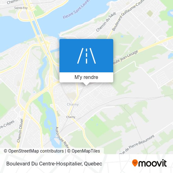 Boulevard Du Centre-Hospitalier plan