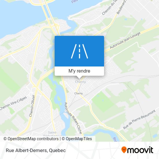 Rue Albert-Demers plan