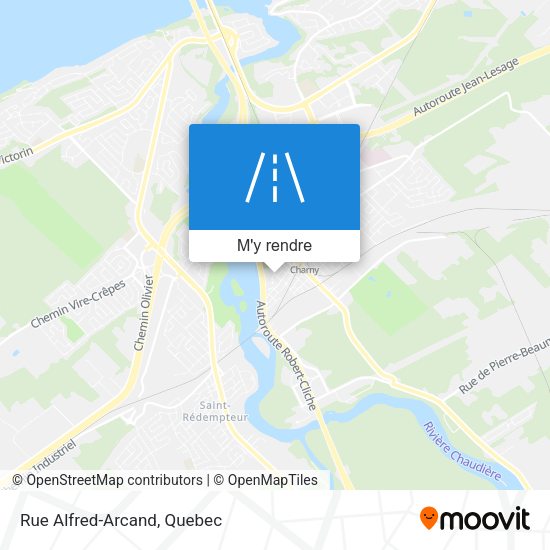 Rue Alfred-Arcand plan