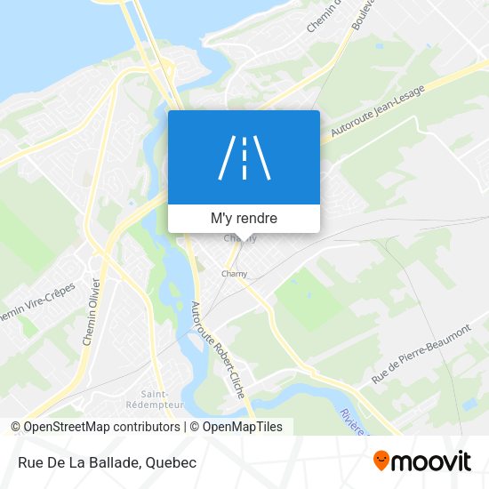 Rue De La Ballade plan