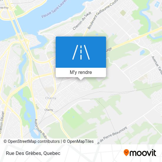 Rue Des Grèbes plan