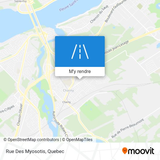 Rue Des Myosotis plan