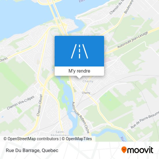 Rue Du Barrage plan