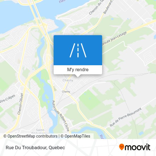 Rue Du Troubadour plan