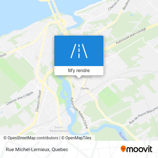 Rue Michel-Lemieux plan