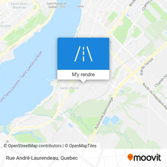 Comment aller à Rue André-Laurendeau, Lévis en bus?