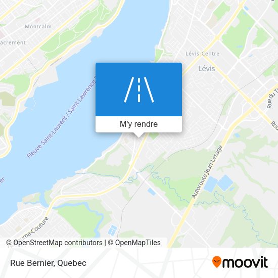 Rue Bernier plan