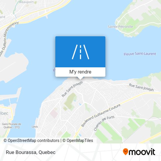 Rue Bourassa plan