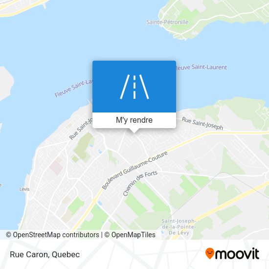 Rue Caron plan