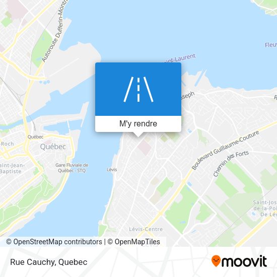 Rue Cauchy plan