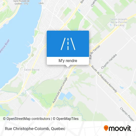 Rue Christophe-Colomb plan