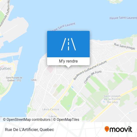 Rue De L'Artificier plan