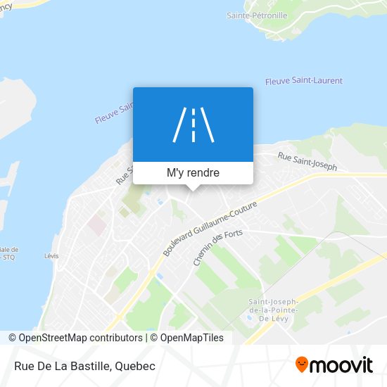 Rue De La Bastille plan