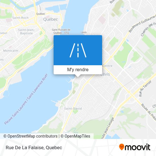 Rue De La Falaise plan