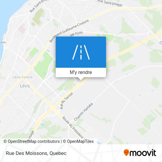 Rue Des Moissons plan