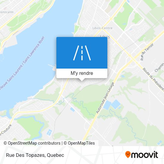 Rue Des Topazes plan