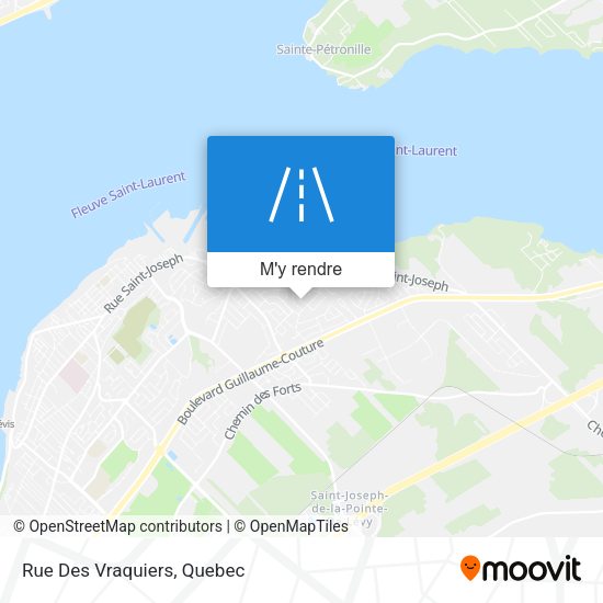 Rue Des Vraquiers plan