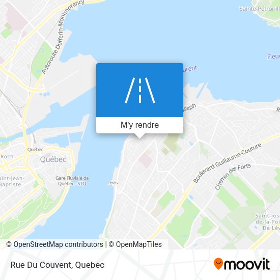Rue Du Couvent plan