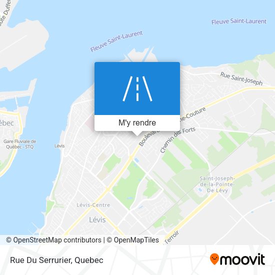 Rue Du Serrurier plan