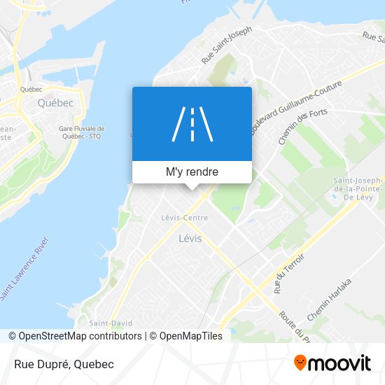Rue Dupré plan