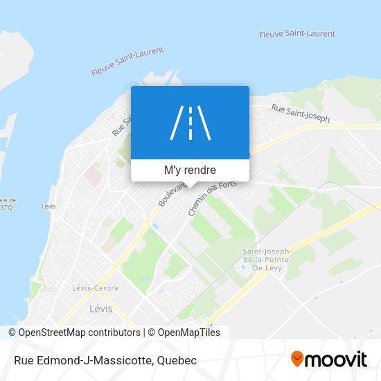 Rue Edmond-J-Massicotte plan