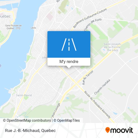 Rue J.-B.-Michaud plan