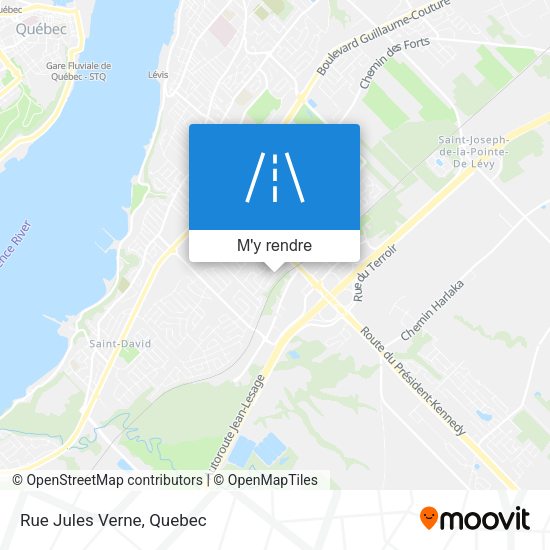 Rue Jules Verne plan