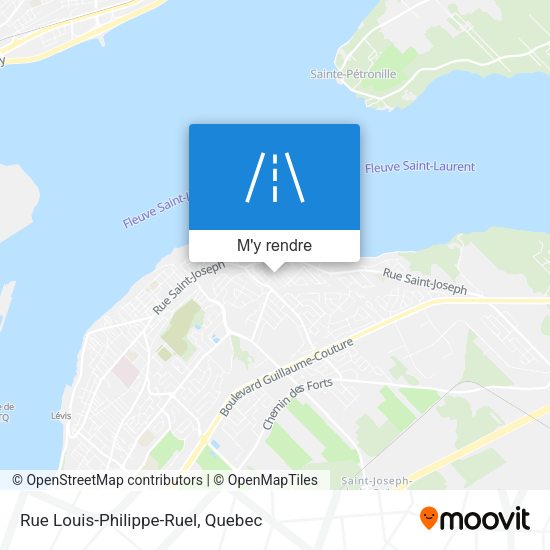 Rue Louis-Philippe-Ruel plan