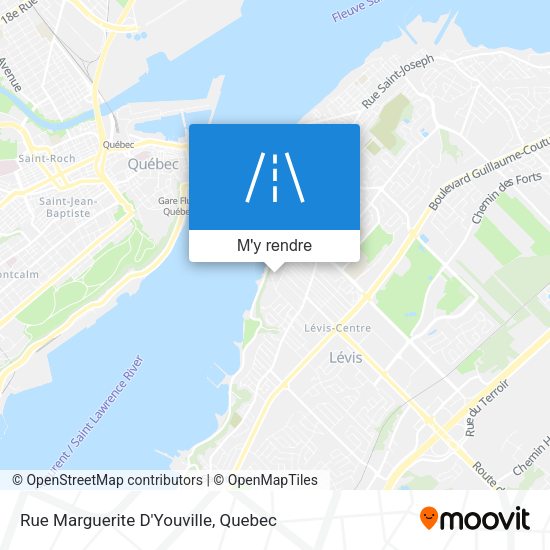 Rue Marguerite D'Youville plan