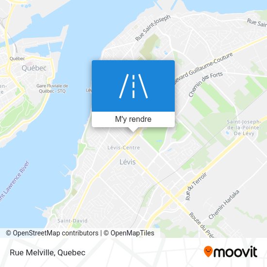Rue Melville plan