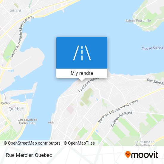 Rue Mercier plan