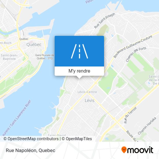 Rue Napoléon plan