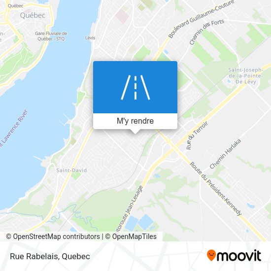 Rue Rabelais plan