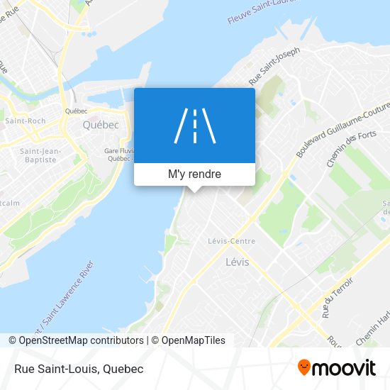Rue Saint-Louis plan