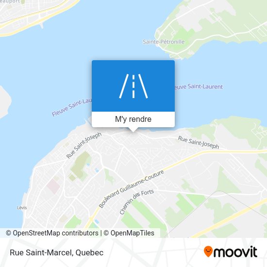 Rue Saint-Marcel plan