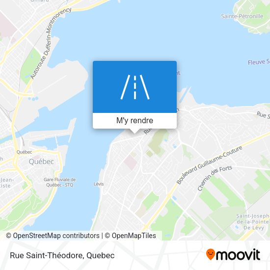 Rue Saint-Théodore plan