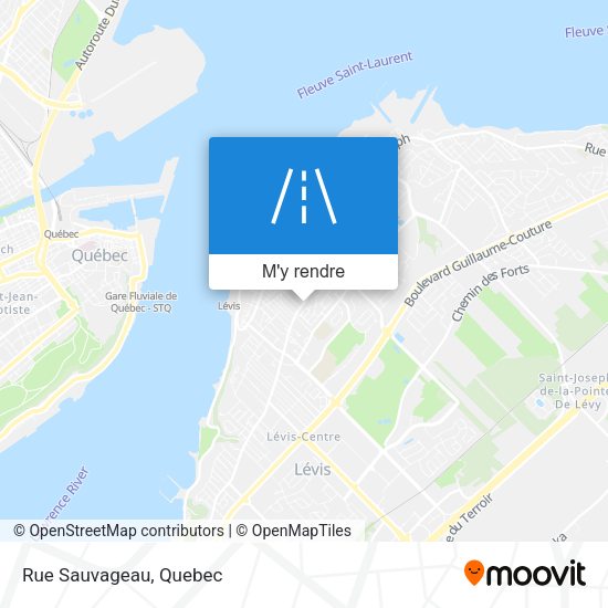 Rue Sauvageau plan