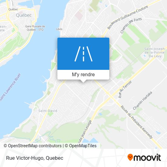 Rue Victor-Hugo plan