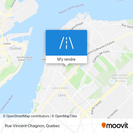 Rue Vincent-Chagnon plan