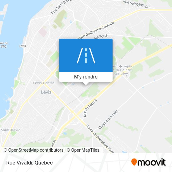 Rue Vivaldi plan