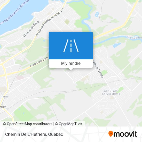Chemin De L'Hêtrière plan