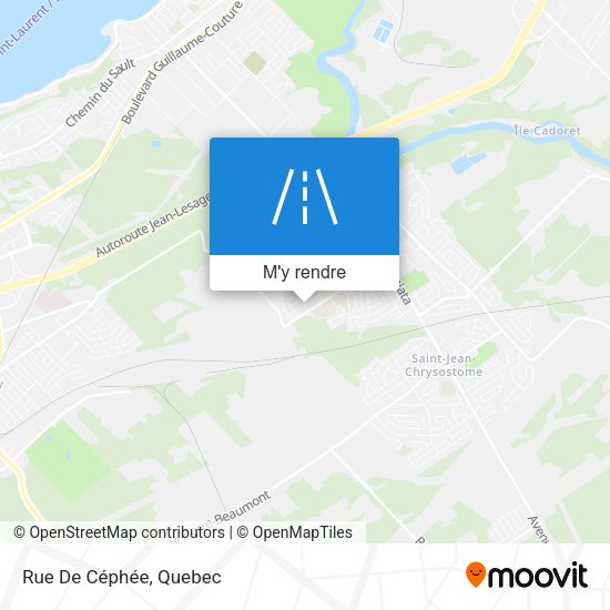 Rue De Céphée plan