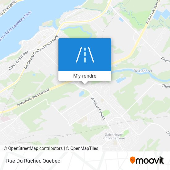 Rue Du Rucher plan