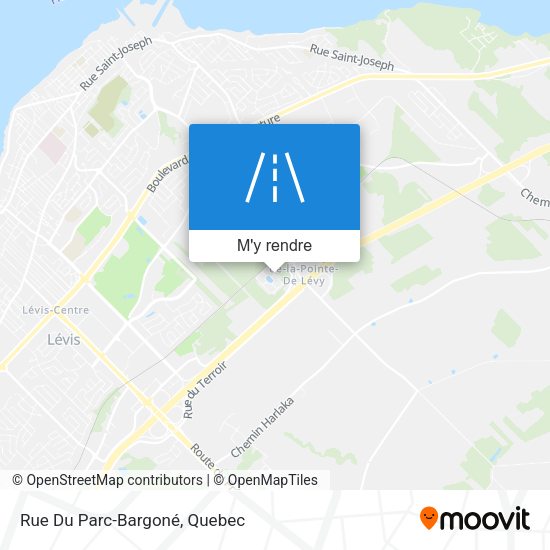 Rue Du Parc-Bargoné plan