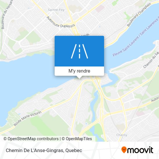 Chemin De L'Anse-Gingras plan