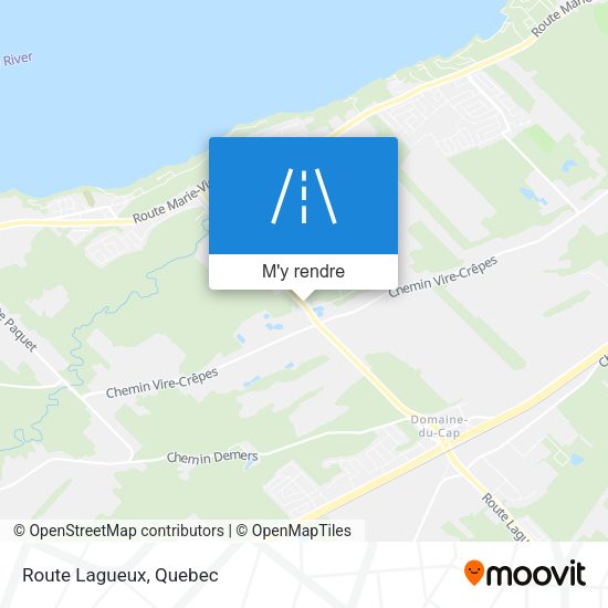 Route Lagueux plan