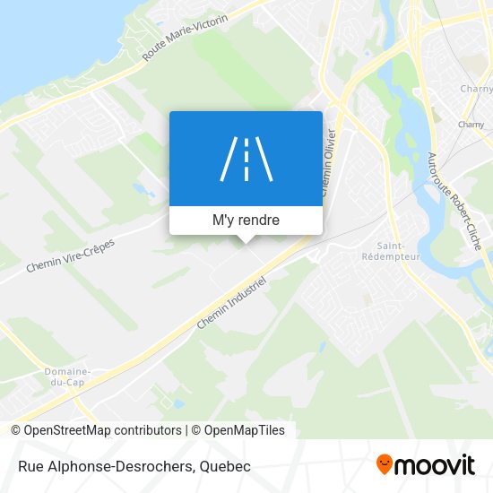 Rue Alphonse-Desrochers plan